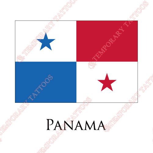 Panama flag Customize Temporary Tattoos Stickers NO.1954
